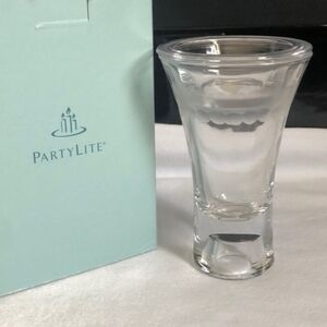 🏷New in Box Party Lite Clarity Tea light Holder
